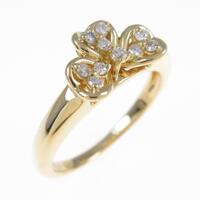 K18YG ダイヤモンドリング