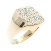 K18YG ダイヤモンドリング