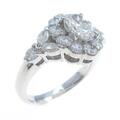 プラチナダイヤモンドリング 0．902ct・FaB・SI2・オーバルカット