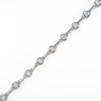 K18WG ダイヤモンドブレスレット