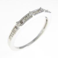 K18WG ダイヤモンドリング