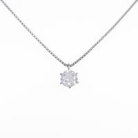 プラチナダイヤモンドネックレス 0．50ct・D・SI2・3EXT