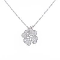 ミキモト クローバー ダイヤモンドネックレス