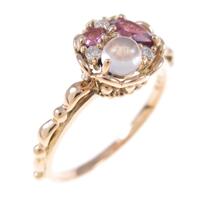 K10PG カラーストーンリング