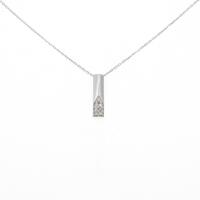 K14WG ダイヤモンドネックレス