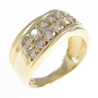 K18YG ダイヤモンドリング