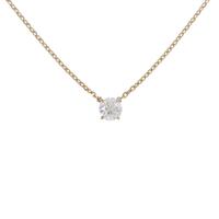 K18PG ダイヤモンドネックレス 0．318ct・F・VS1・VG