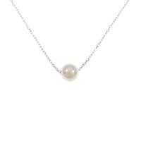 K18WG アコヤパールネックレス