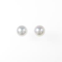 K18WG アコヤパールピアス