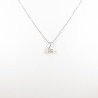 K18WG ダイヤモンドネックレス