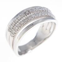 K18WG ダイヤモンドリング