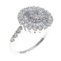 K18WG ダイヤモンドリング