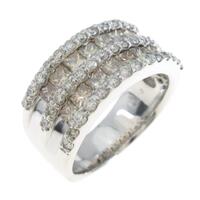 K18WG ダイヤモンドリング