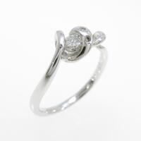 K18WG ダイヤモンドリング