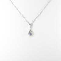 K18WG ラブラドライトネックレス