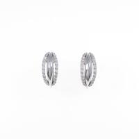 K18WG／K14WG ダイヤモンドイヤリング