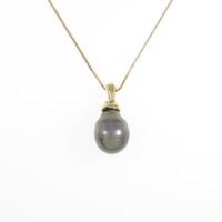 K18YG クロチョウパールネックレス