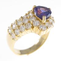 K18YG サファイヤリング