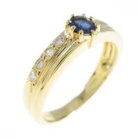 K18YG サファイヤリング