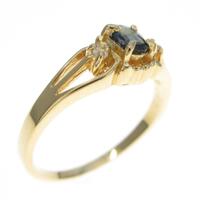 K18YG サファイヤリング