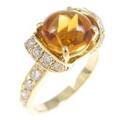 K18YG シトリンリング