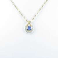 K18YG タンザナイトネックレス