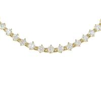 K18YG ダイヤモンドネックレス