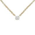 K18YG ダイヤモンドネックレス 0．313ct・G・I1・GOOD