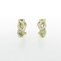 K18YG ダイヤモンドピアス