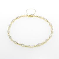 K18YG ダイヤモンドブレスレット