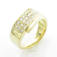 K18YG ダイヤモンドリング