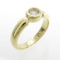 K18YG ダイヤモンドリング