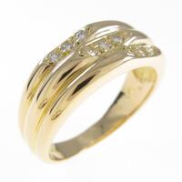 K18YG ダイヤモンドリング