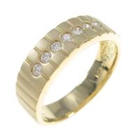 K18YG ダイヤモンドリング