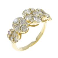 K18YG ダイヤモンドリング