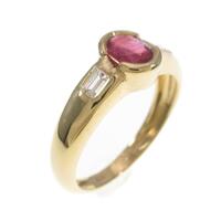 K18YG ルビーリング