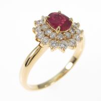 K18YG ルビーリング