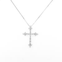 PT クロス ダイヤモンドネックレス
