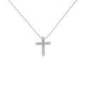 PT／750WG クロス ダイヤモンドネックレス