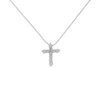 PT／750WG クロス ダイヤモンドネックレス