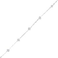 【リメイク】K18WG ダイヤモンドブレスレット