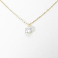 【リメイク】K18YG ダイヤモンドネックレス 0．618ct・H・SI1・GOOD