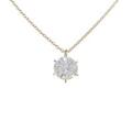 【リメイク】K18YG ダイヤモンドネックレス 1．617ct・I・SI2・EXT