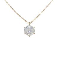 【リメイク】K18YG ダイヤモンドネックレス 1．617ct・I・SI2・EXT