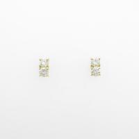 【リメイク】K18YG ダイヤモンドピアス