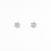 【リメイク】ST／プラチナダイヤモンドピアス 0．525ct・0．535ct・F・E・VVS2・VG?GOOD