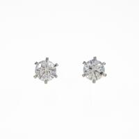【リメイク】プラチナ／ST ダイヤモンドピアス 0．404ct・0．420ct・E・VS2・3EXT?EXT