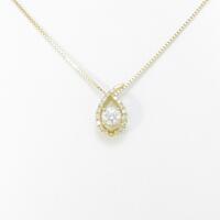 【新品】K18YG ダイヤモンドネックレス 0．245ct・G・SI2・VG