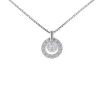 【新品】プラチナ ダイヤモンドネックレス 0．225ct・E・VS1・VG