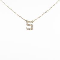 アーカー イニシャルS ネックレス
